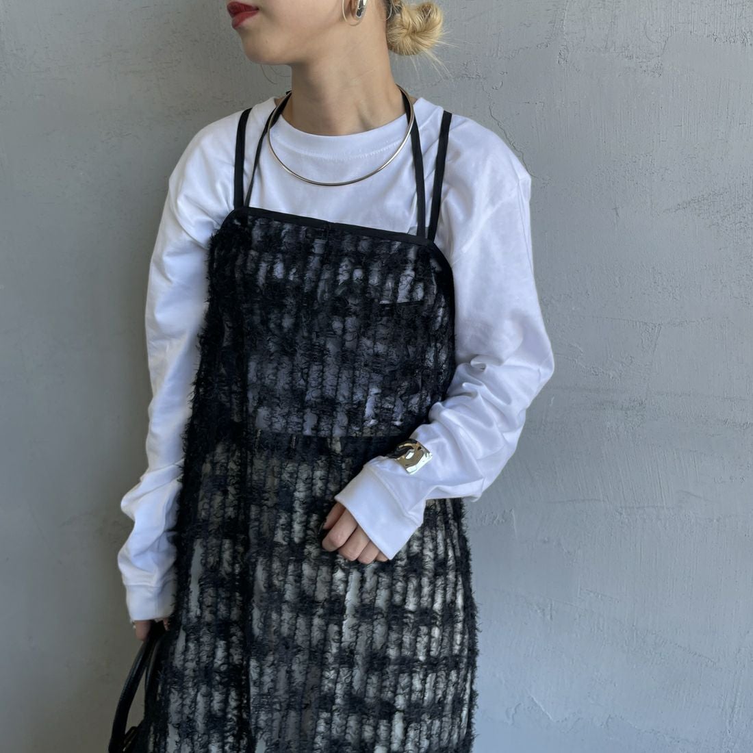 By/m [バイエム] マルチWAY チュールフェザーシアーラップスカート [B24142017] 09 BLACK