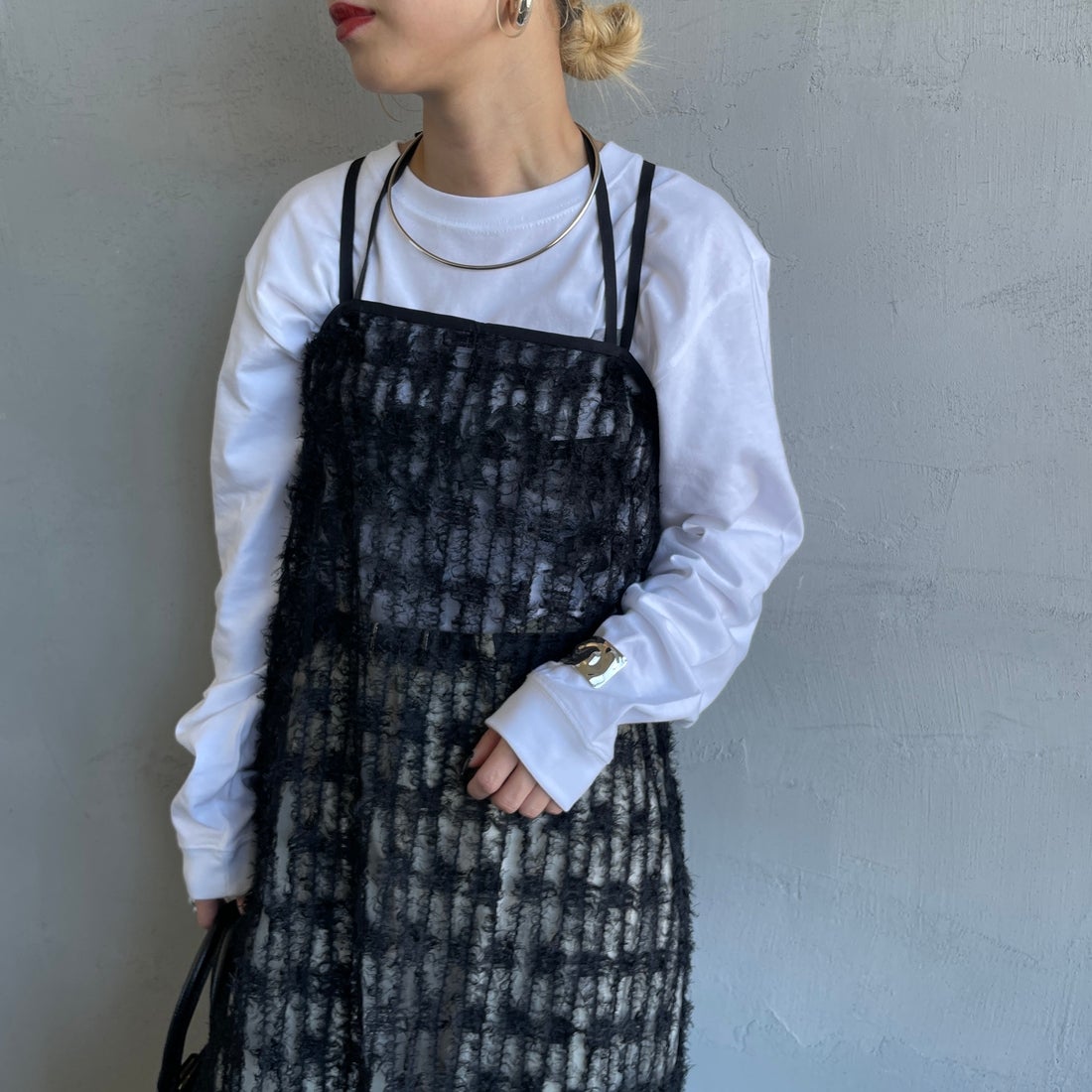 By/m [バイエム] マルチWAY チュールフェザーシアーラップスカート [B24142017] 09 BLACK