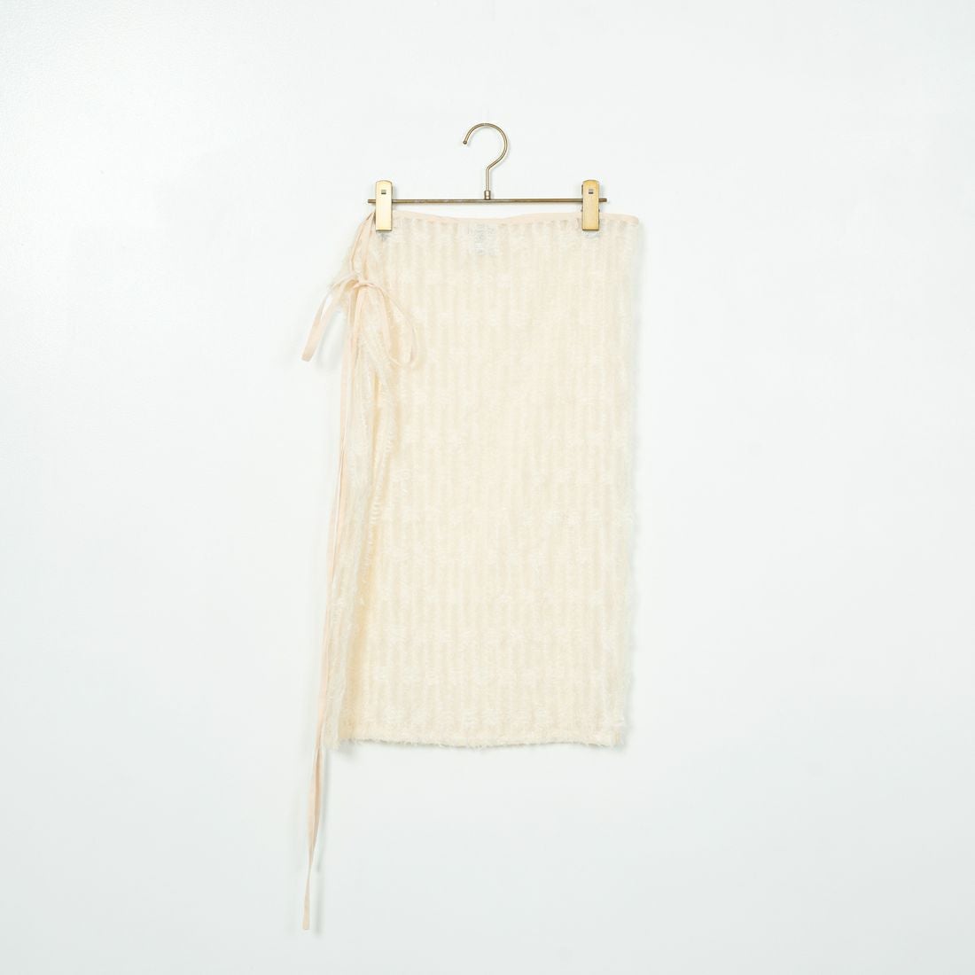 By/m [バイエム] マルチWAY チュールフェザーシアーラップスカート [B24142017] 21 IVORY