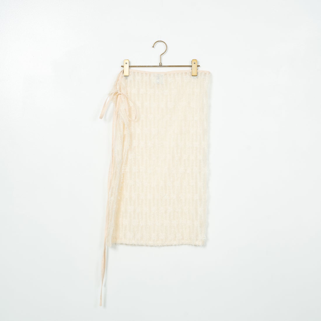 By/m [バイエム] マルチWAY チュールフェザーシアーラップスカート [B24142017] 21 IVORY