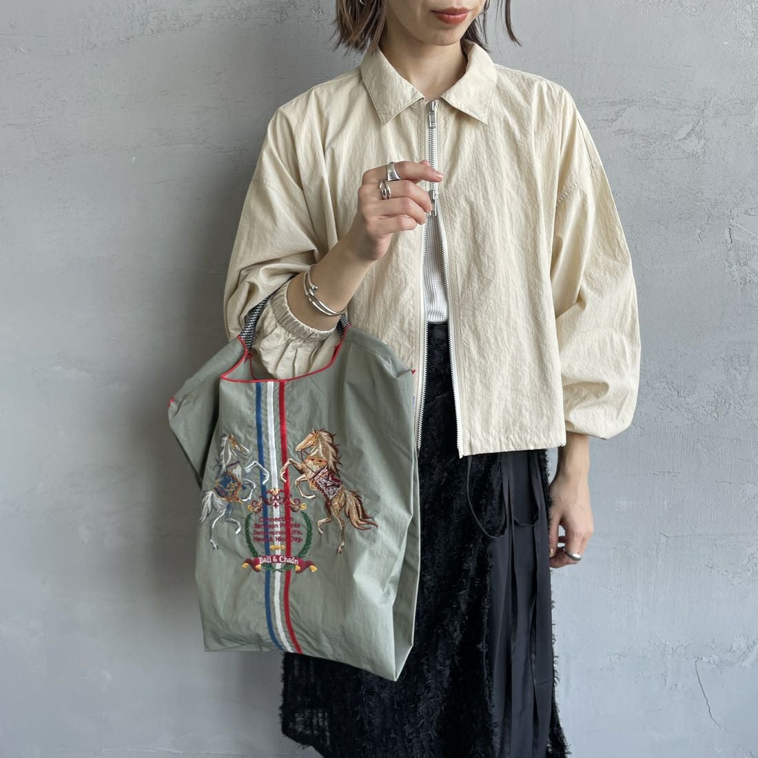 Ball&Chain [ボールアンドチェーン] エコバッグ TWO.HORSES [TWOHORSES] 30102411