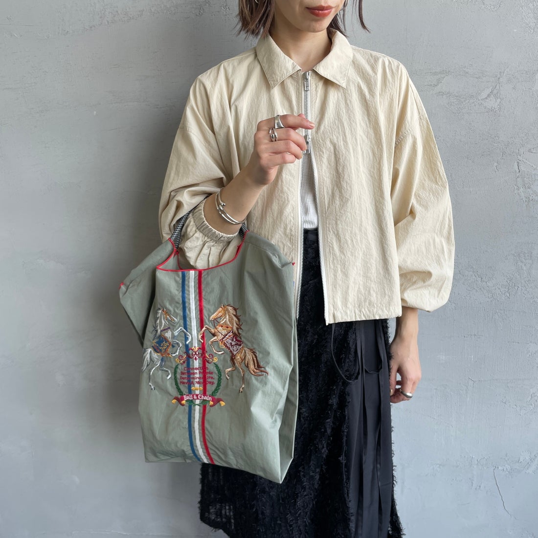 Ball&Chain [ボールアンドチェーン] エコバッグ TWO.HORSES [TWOHORSES] 30102411