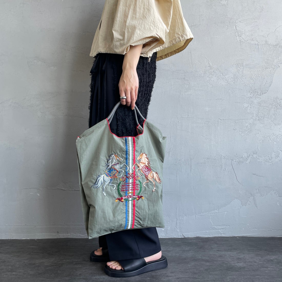 Ball&Chain [ボールアンドチェーン] エコバッグ TWO.HORSES [TWOHORSES] 30102411