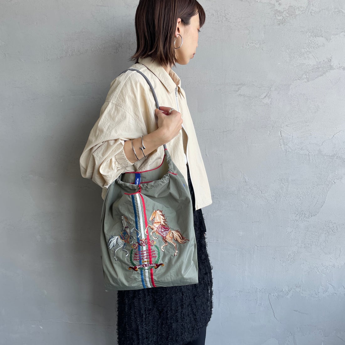 Ball&Chain [ボールアンドチェーン] エコバッグ TWO.HORSES [TWOHORSES] 30102411