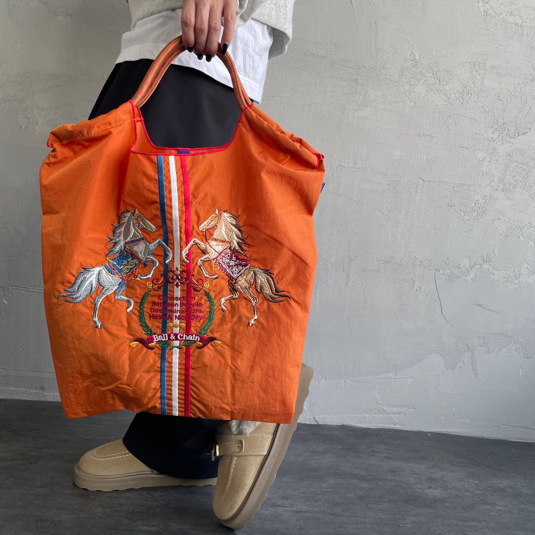 Ball&Chain [ボールアンドチェーン] エコバッグ TWO.HORSES [TWOHORSES] 30102407