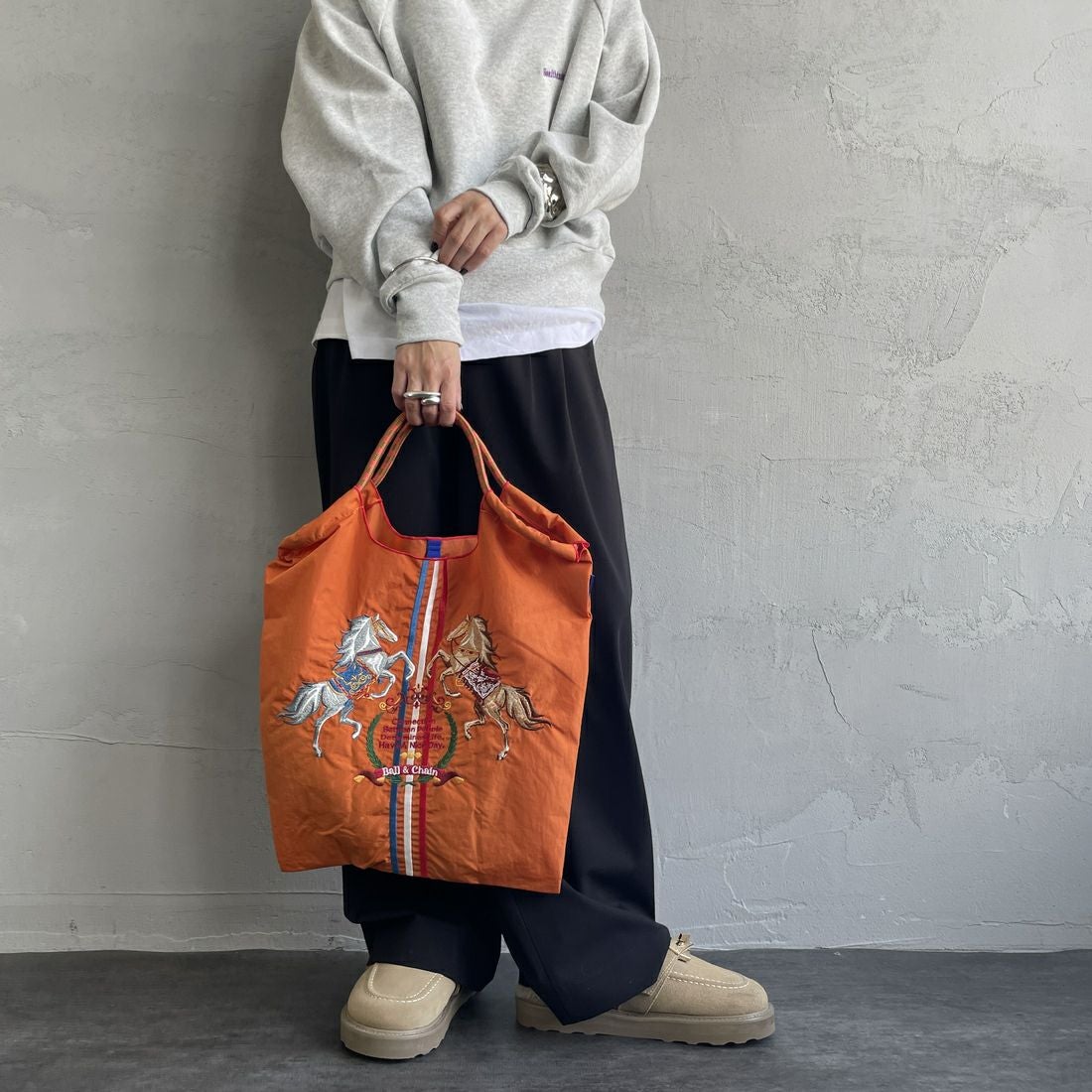 Ball&Chain [ボールアンドチェーン] エコバッグ TWO.HORSES [TWOHORSES] 30102407