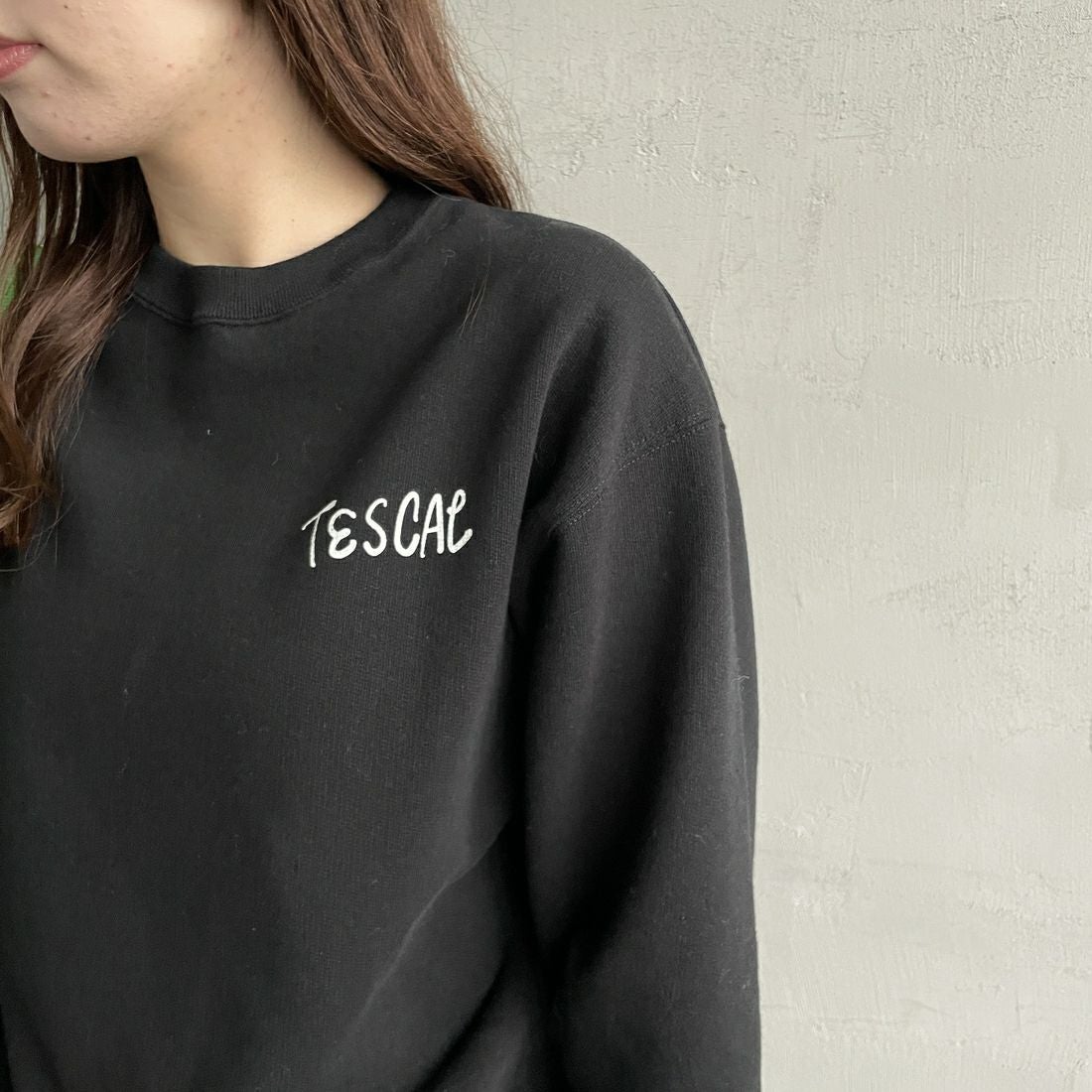 The Endless Summer [エンドレスサマー] 別注 手描き風BUHI バックプリントスウェット [FH-24774502-JF] 01 BLACK