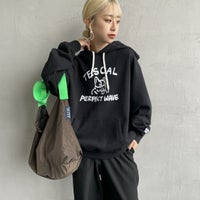 01 BLACK&&モデル身長：150cm 着用サイズ：S&&