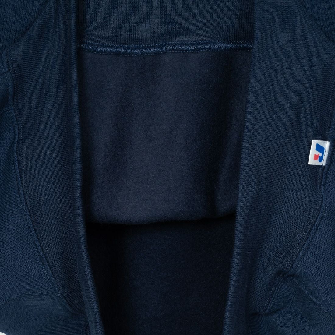 Berkley × RUSSELL ATHLETIC [バークレー × ラッセルアスレチック] 別注 バックプリント スウェットパーカー [RBK-24175IN-JF2] NAVY