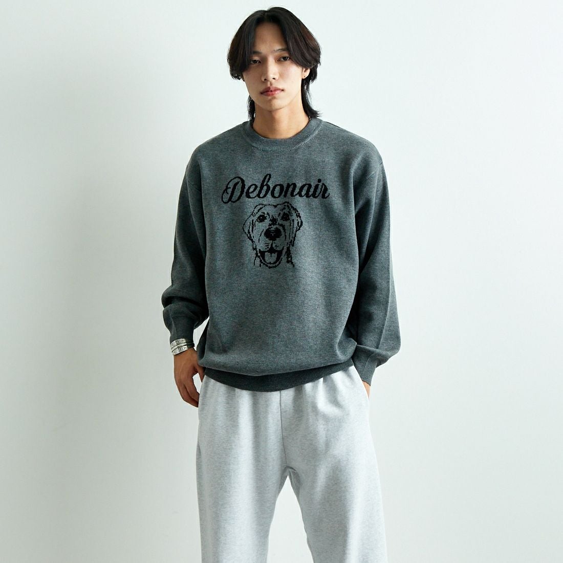 GREY&&モデル身長：179cm 着用サイズ：L&&