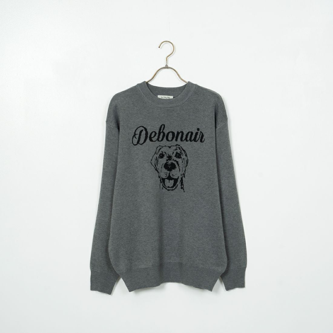 Jeans Factory Clothes [ジーンズファクトリークローズ] ダブルジャガードドックフェイスニット [JFC-244-068] GREY