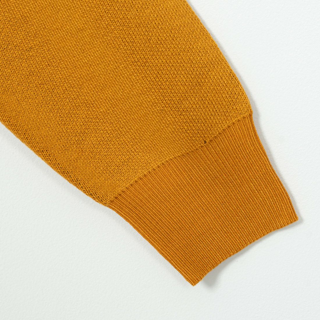 Jeans Factory Clothes [ジーンズファクトリークローズ] ダブルジャガードドックフェイスニット [JFC-244-068] MUSTARD