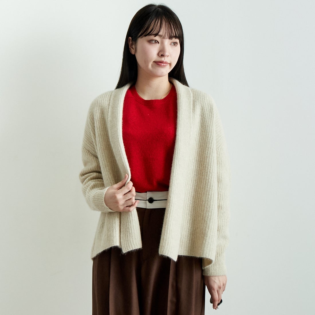 新品タグ付き　CHIGNON(シニヨン)　チョーカーニット 2025ss CHIGNON [シニヨン] チョーカーニット [9546-558LA]｜ジーンズ