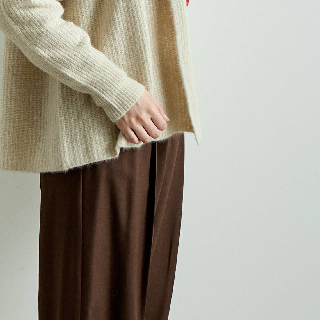 USINE [ユジーヌ] フォックス混ラメトッパーカーディガン [11243817] ｵﾌ