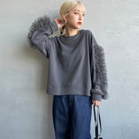 08 CHARCOA&&モデル身長：150cm 着用サイズ：F&&