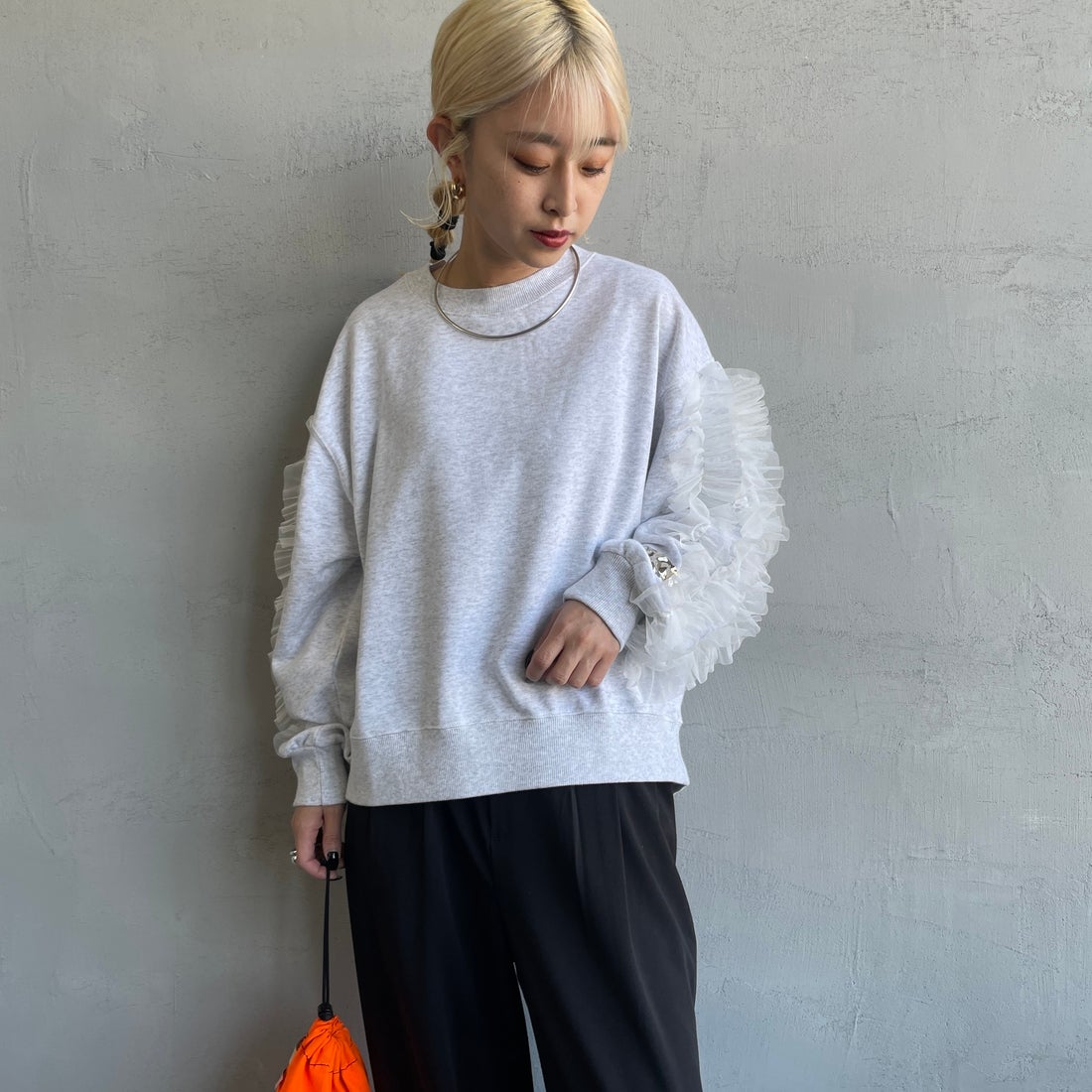 20 OATMEAL&&モデル身長：150cm 着用サイズ：F&&