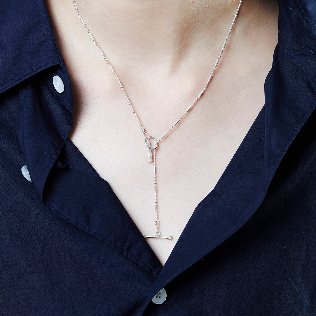 XOLO JEWELRY [ショロジュエリー] シリンダーリンクネックレス [XON041