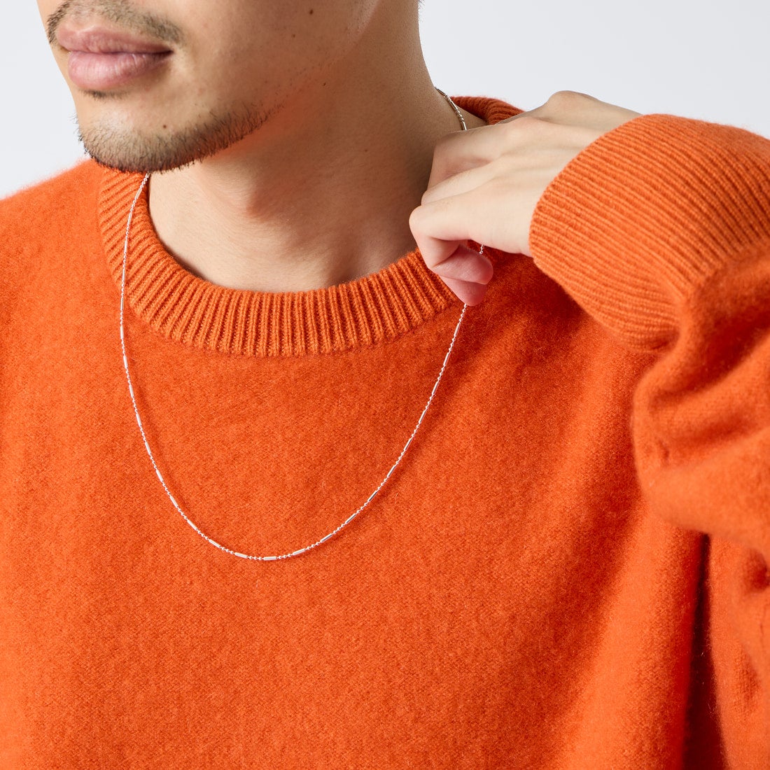 XOLO JEWELRY [ショロジュエリー] シリンダーリンクネックレス [XON041-60] SILVER