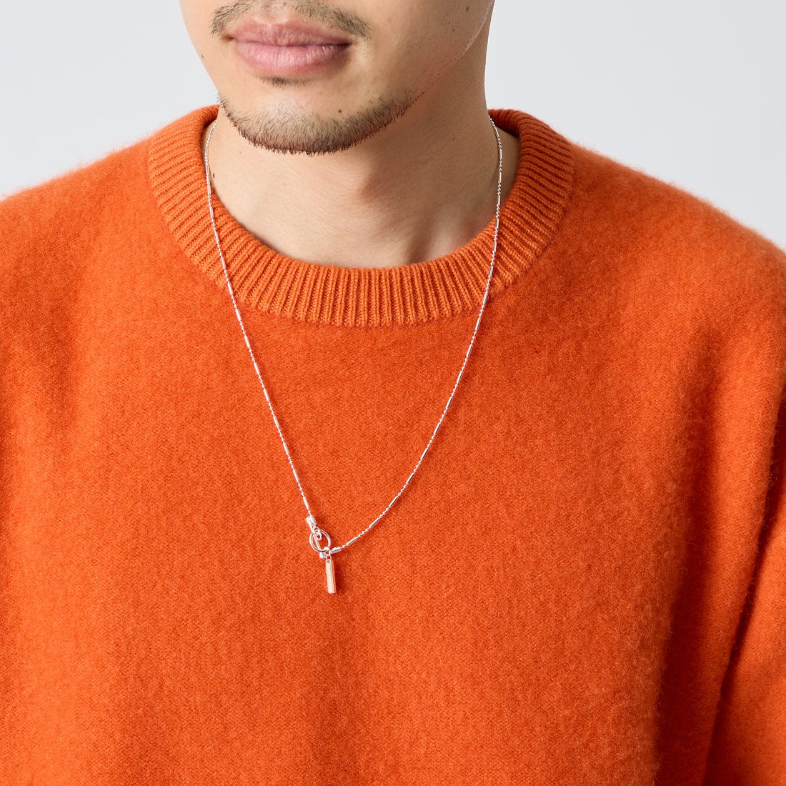 XOLO JEWELRY [ショロジュエリー] シリンダーリンクネックレス [XON041-60] SILVER