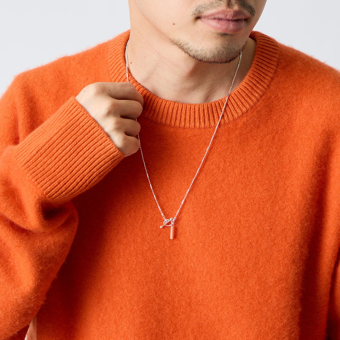 XOLO JEWELRY [ショロジュエリー] シリンダーリンクネックレス [XON041-60] SILVER