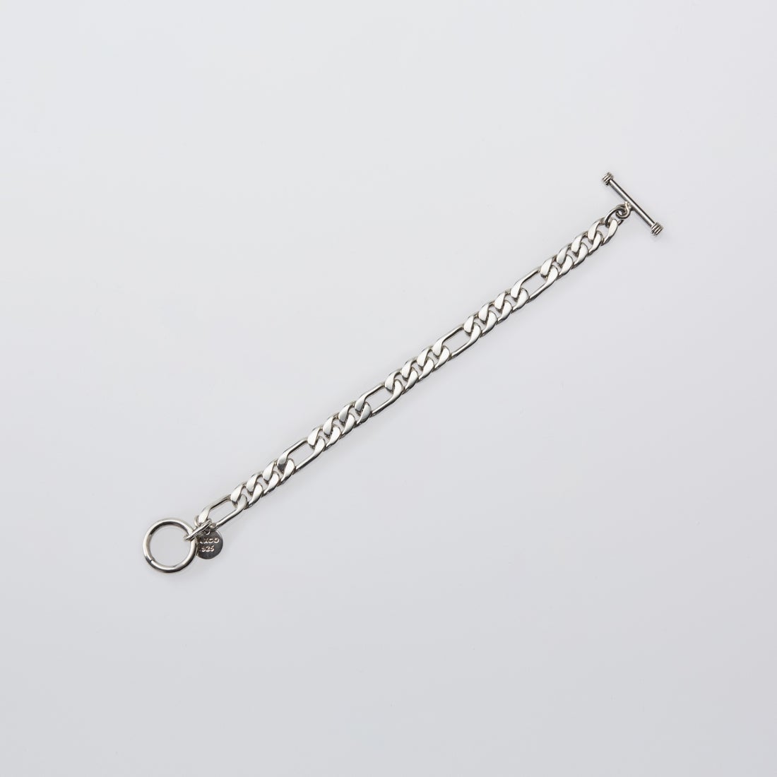 XOLO JEWELRY [ショロジュエリー] FIGARO LINK 8mmブレスレット [XOB006-19] SILVER