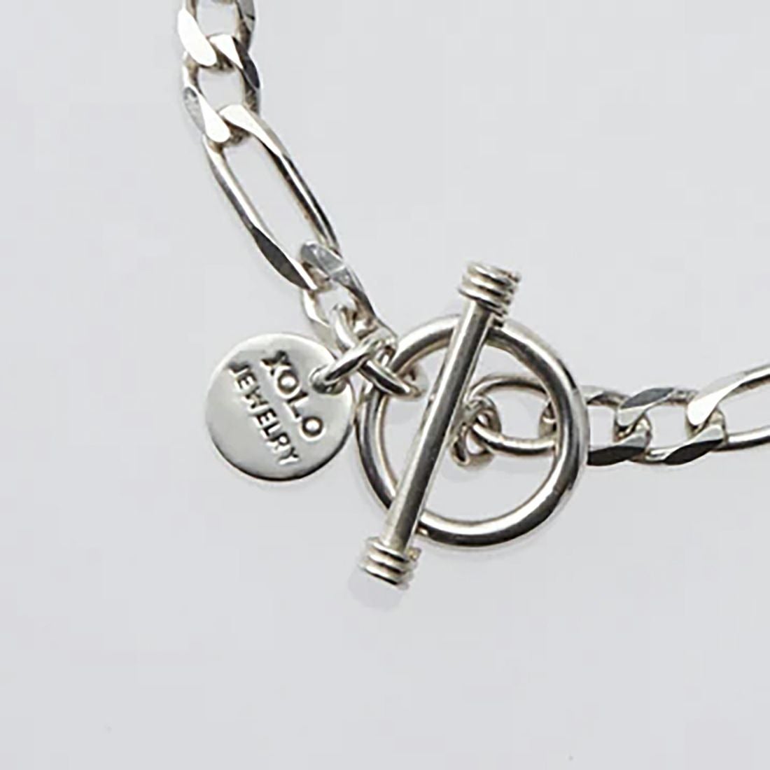 XOLO JEWELRY [ショロジュエリー] FIGARO LINK 8mmブレスレット [XOB006-19] SILVER