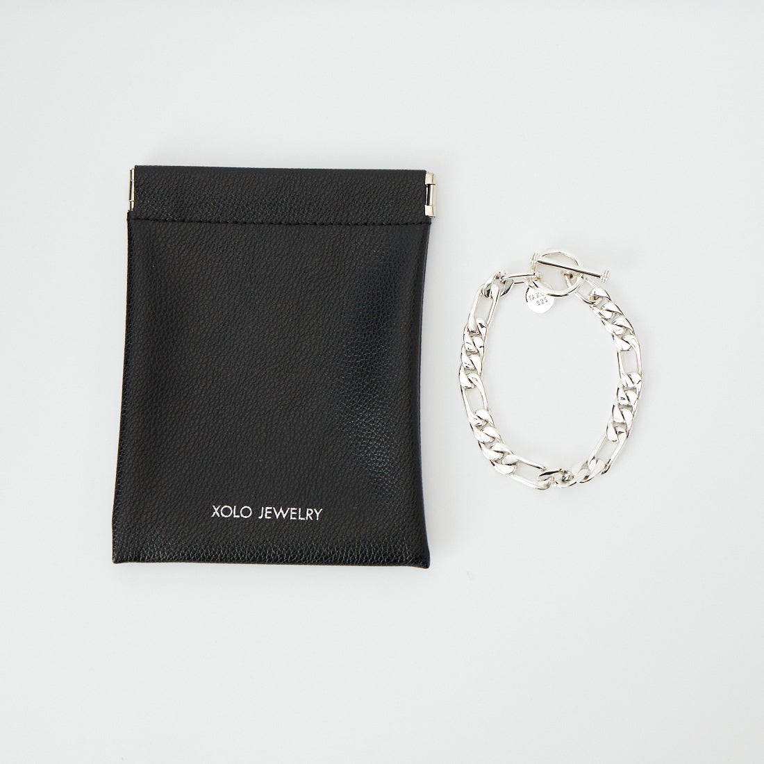 XOLO JEWELRY [ショロジュエリー] FIGARO LINK 8mmブレスレット [XOB006-19] SILVER