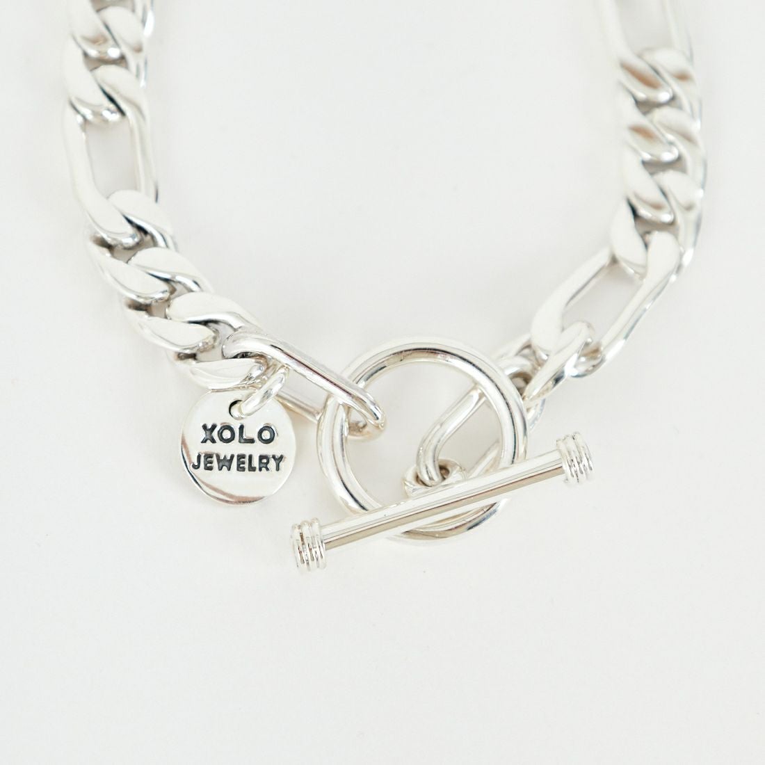 XOLO JEWELRY [ショロジュエリー] フィガロリンクブレスレット 8mm