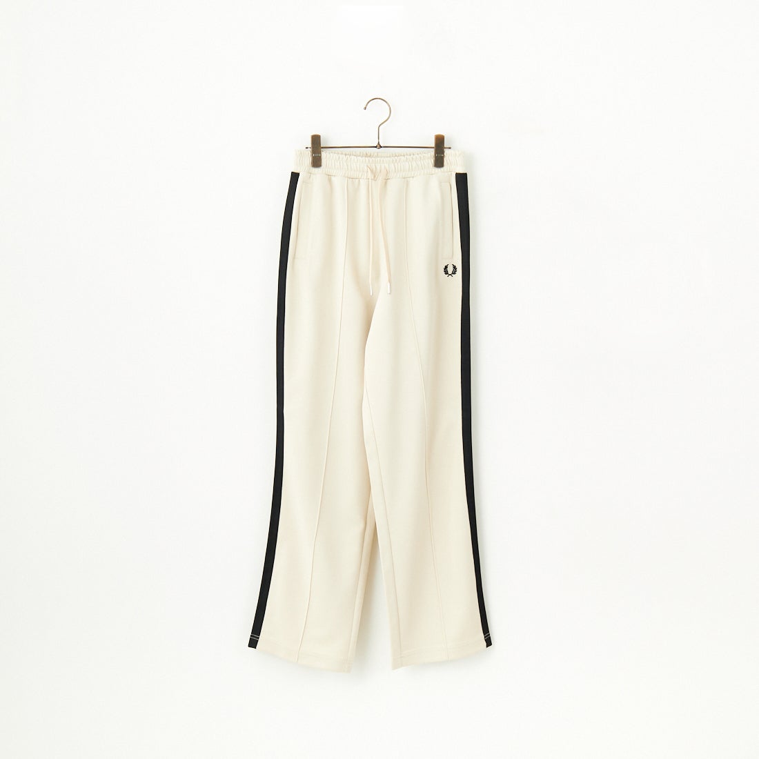 FRED PERRY [フレッドペリー] 別注 配色ライントラックパンツ [FPM-24A-026-JF] OAT/BLK