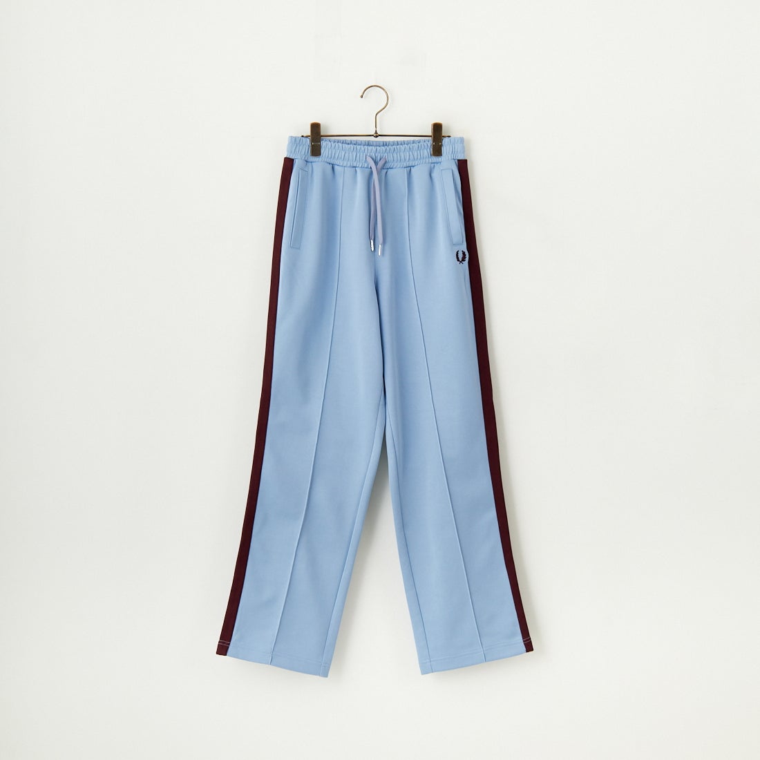FRED PERRY [フレッドペリー] 別注 配色ライントラックパンツ [FPM-24A-026-JF] SKY/OXBLOO