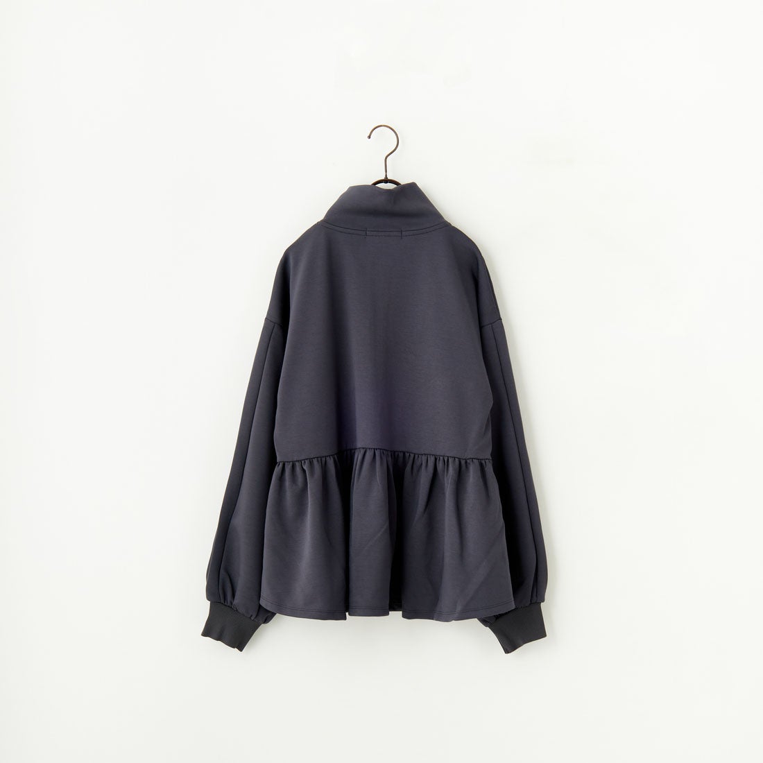 Jeans Factory Clothes [ジーンズファクトリークローズ] ダンボールニットスタンドブルゾン [7645518] C.GRAY