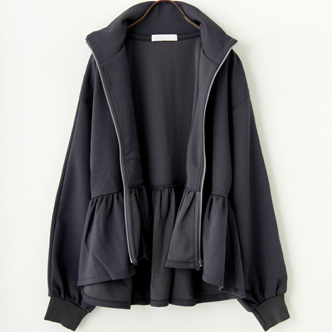 Jeans Factory Clothes [ジーンズファクトリークローズ] ダンボールニットスタンドブルゾン [7645518] C.GRAY