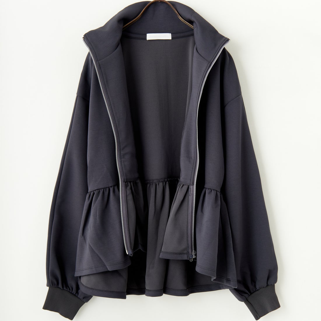 Jeans Factory Clothes [ジーンズファクトリークローズ] ダンボールニットスタンドブルゾン [7645518] C.GRAY