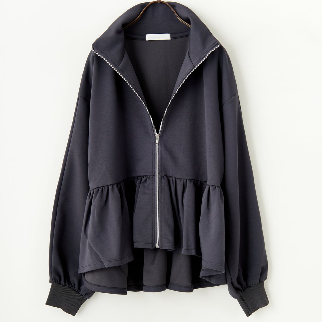 Jeans Factory Clothes [ジーンズファクトリークローズ] ダンボールニットスタンドブルゾン [7645518] C.GRAY