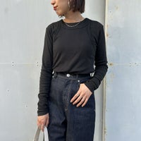 BLACK&&モデル身長：159cm 着用サイズ：F&&