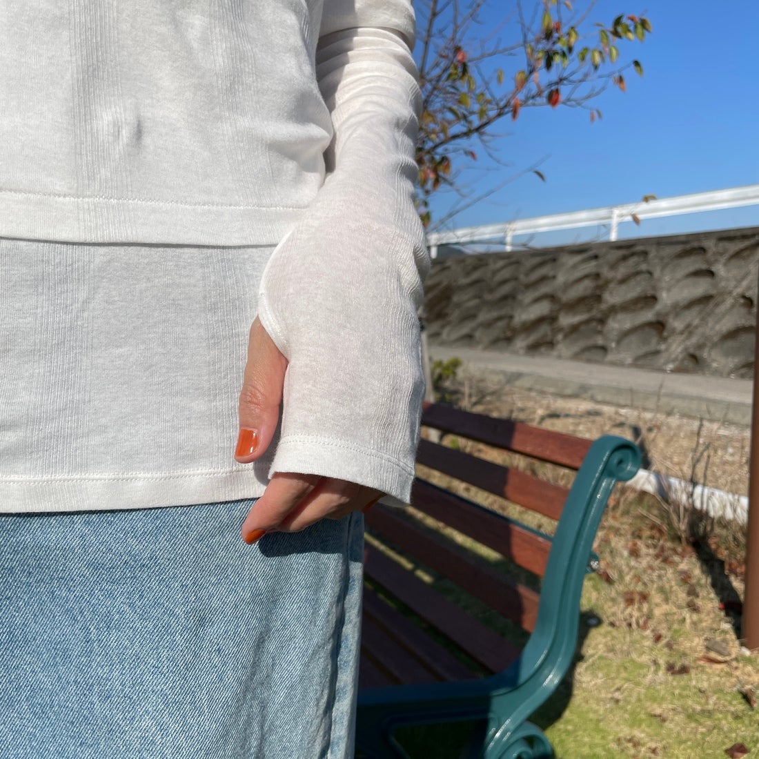 Robert P.Miller [ロバートピーミラー] 別注 2ピース タンクトップレイヤードシアーカットソー [RM251-1151IN-JF] OFF WHITE