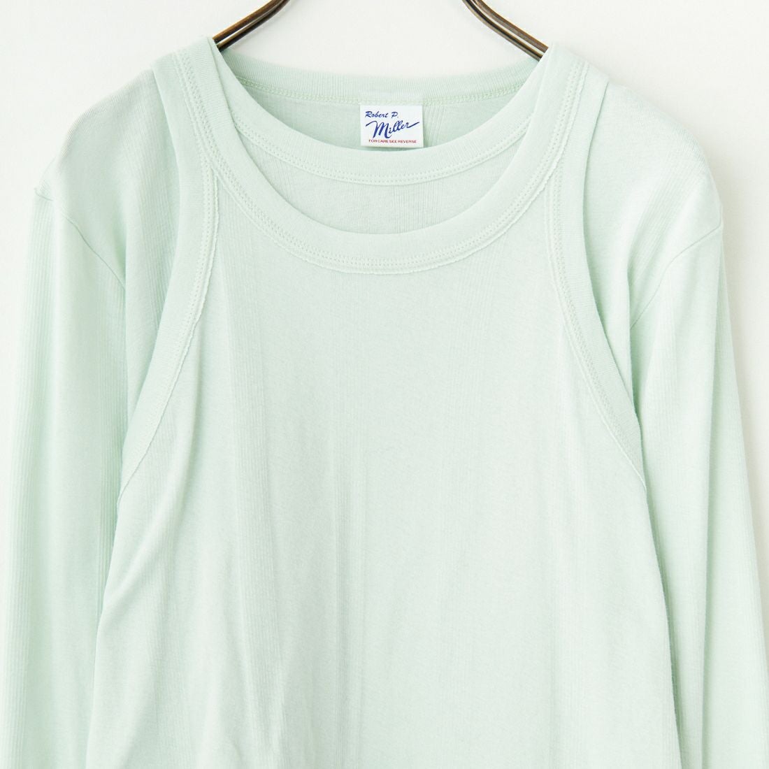 Robert P.Miller [ロバートピーミラー] 別注 2ピース タンクトップレイヤードシアーカットソー [RM251-1151IN-JF] MELON