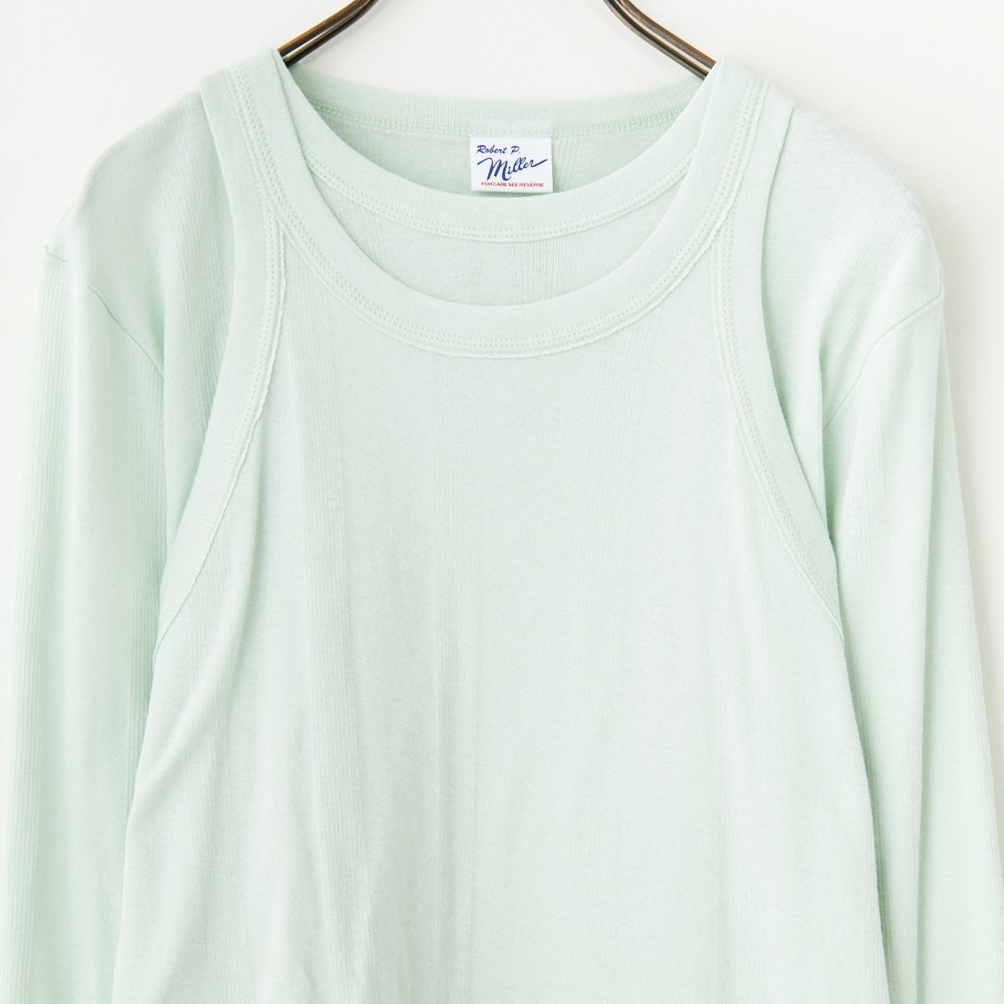 Robert P.Miller [ロバートピーミラー] 別注 2ピース タンクトップレイヤードシアーカットソー [RM251-1151IN-JF] MELON