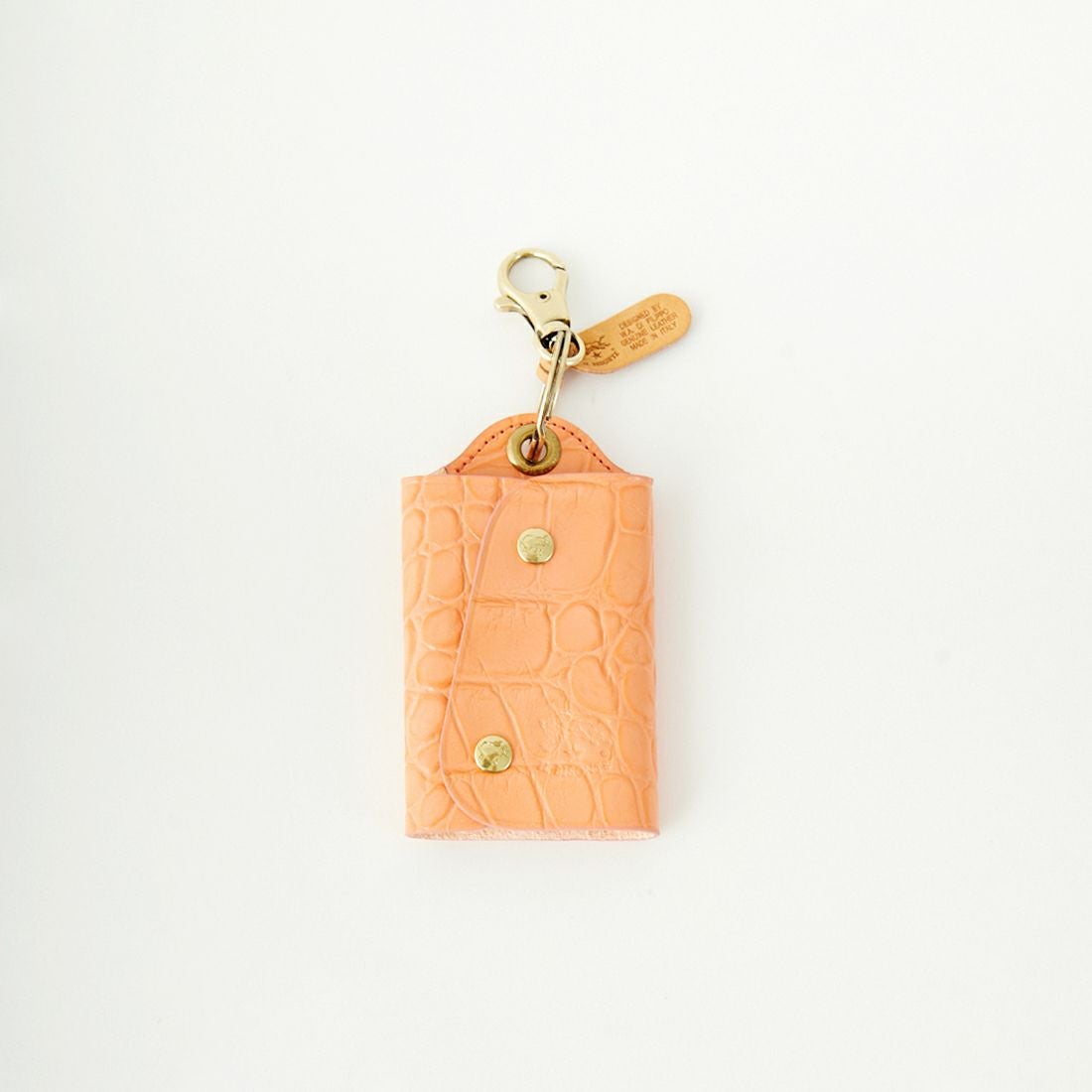 IL BISONTE [イルビゾンテ] クロコ エンボスドレザーキーケース