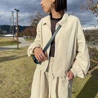 ﾍﾞｰｼﾞｭ&&モデル身長：159cm 着用サイズ：F&&