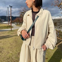 ﾍﾞｰｼﾞｭ&&モデル身長：159cm 着用サイズ：F&&