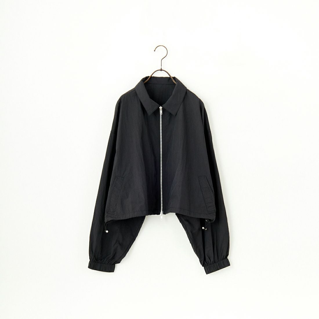 Jeans Factory Clothes [ジーンズファクトリークローズ] ナイロンワイドショートブルゾン [IN1-JK-5] ﾌﾞﾗｯｸ