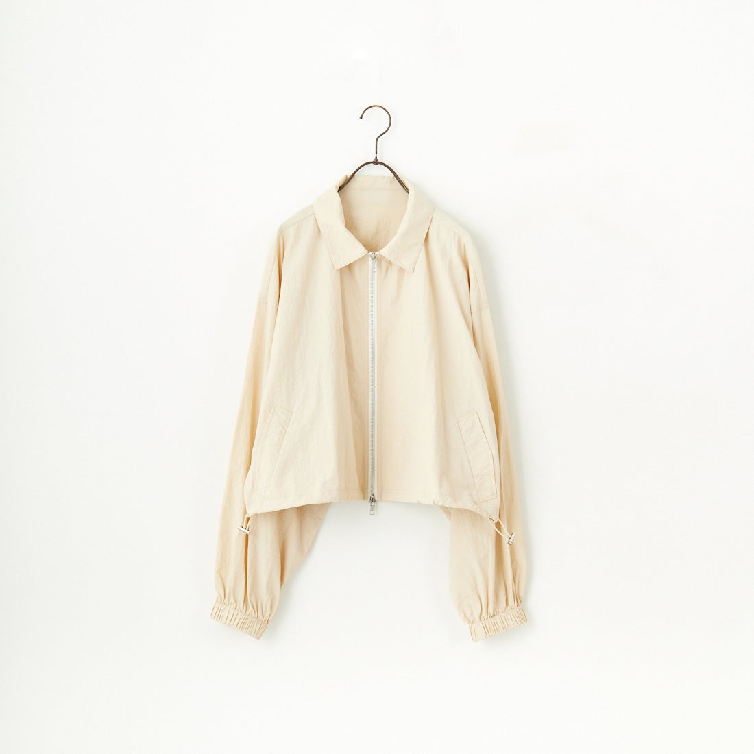 Jeans Factory Clothes [ジーンズファクトリークローズ] ナイロンワイドショートブルゾン [IN1-JK-5] ﾍﾞｰｼﾞｭ