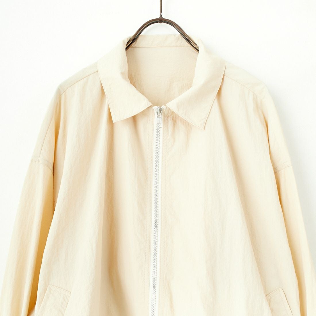 Jeans Factory Clothes [ジーンズファクトリークローズ] ナイロンワイドショートブルゾン [IN1-JK-5] ﾍﾞｰｼﾞｭ