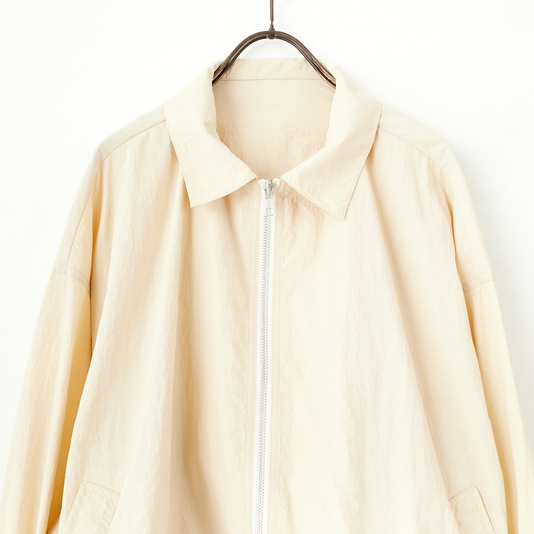 Jeans Factory Clothes [ジーンズファクトリークローズ] ナイロンワイドショートブルゾン [IN1-JK-5] ﾍﾞｰｼﾞｭ