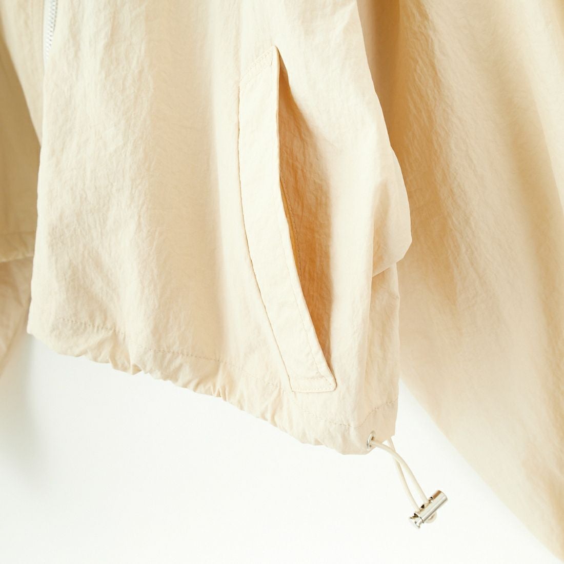 Jeans Factory Clothes [ジーンズファクトリークローズ] ナイロンワイドショートブルゾン [IN1-JK-5] ﾍﾞｰｼﾞｭ