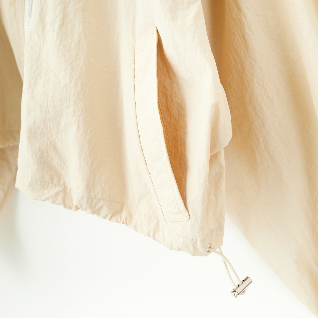 Jeans Factory Clothes [ジーンズファクトリークローズ] ナイロンワイドショートブルゾン [IN1-JK-5] ﾍﾞｰｼﾞｭ