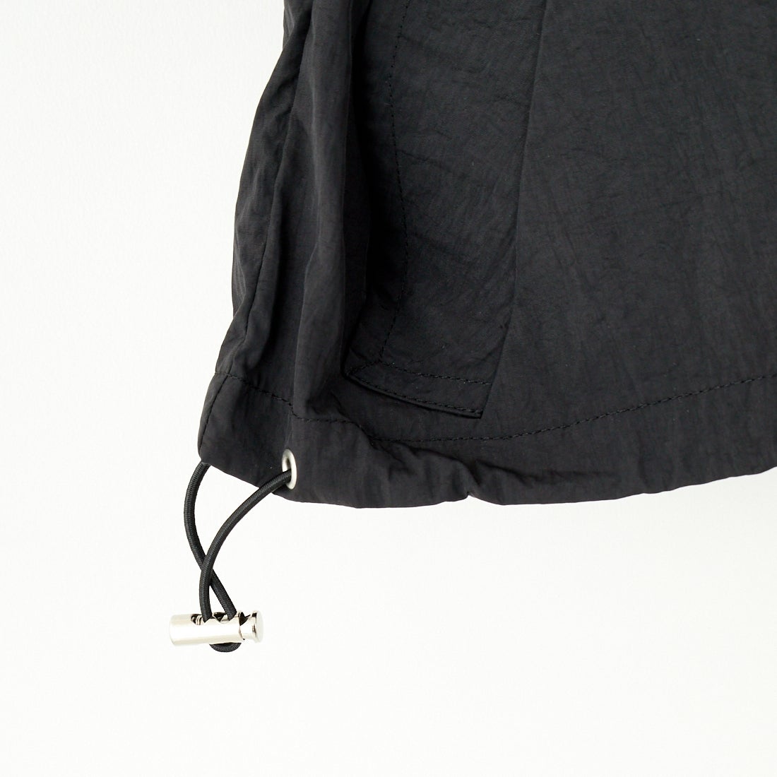 Jeans Factory Clothes [ジーンズファクトリークローズ] ナイロンワイドショートブルゾン [IN1-JK-5] ﾌﾞﾗｯｸ