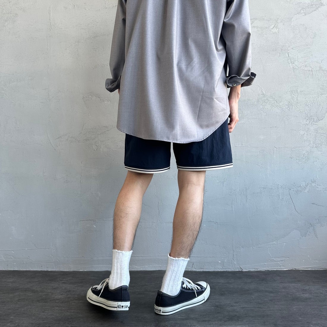 FRED PERRY [フレッドペリー] 別注 ワンポイントロゴ刺繍ショート