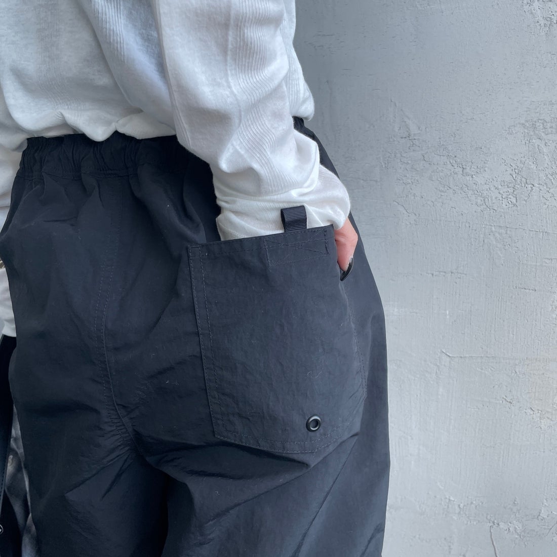 FRED PERRY [フレッドペリー] 別注 ワンポイントロゴ刺繍ショートパンツ [FPM-25S-001-JF] BLK/GRN